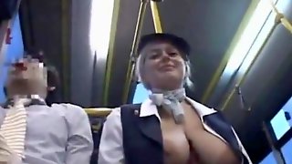 Stewardess Big Tits