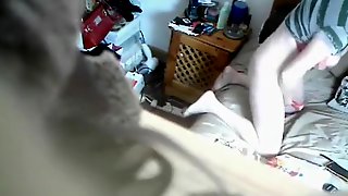 My friends mom caught masturbating on hidden camera