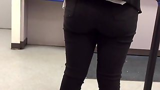 Hot latina ass black jeans