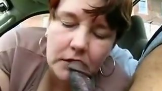 Granny Car Blowjob