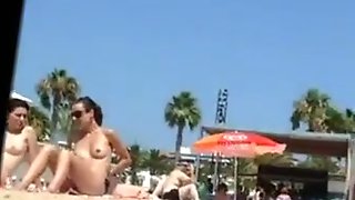 Beach Voyeur Topless