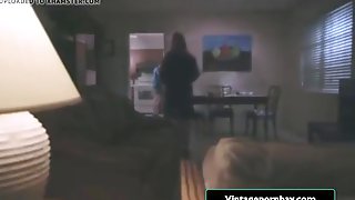 Stepson cant resist himself to fuck stepmom after his father