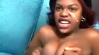Horny homemade Big Tits, Black and Ebony porn video