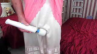 Using my magic wand and nylon slips