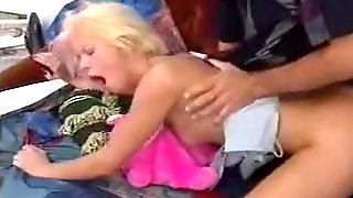 Crazy Blonde, Small Tits adult scene