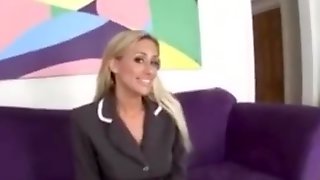 MILF Comes To First Porn Casting And Huge Dick Waits For Her Mouth