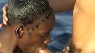 Crazy amateur Threesomes, Outdoor sex clip