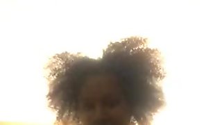 Oiled Ebony Solo Masturbation