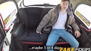 British cougar cabbie is hungry for this huge younger cock