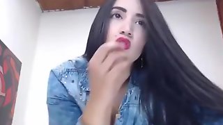 Sexy long haired colombian striptease  long hair  hair 2