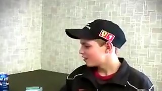 Little boy wants to fuck soldier