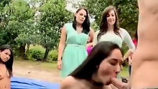 College Girls Wrestling And Sucking Dick At Outdoor Hazing