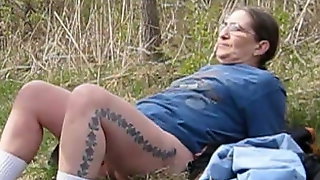 Outdoor Granny, Granny In The Woods, Orgasm, Orgasm Compilation