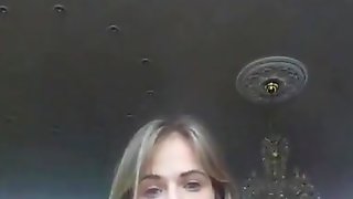 Cute russian going topless on periscope