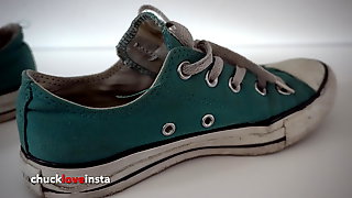 Sister's Shoes: Blue Converse (dirty) 4K