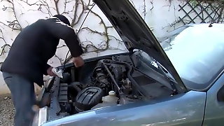 Cougar Cheats on Husband with Car Mechanic