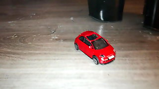 Lady L crush red toy car