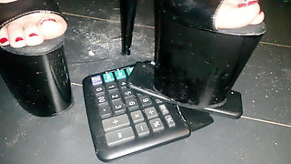 Lady L crush with extreme high heels calculator.