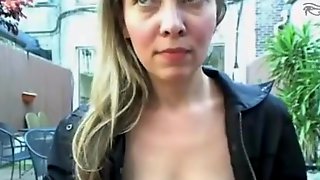 Cute Wife On Webcam In Public Show