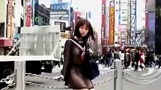 Japanese Schoolgirl Outdoor
