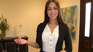 PropertySex - Young very attractive real estate agent fucks new client