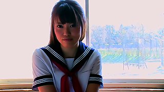 Japanese Schoolgirl In Uniform