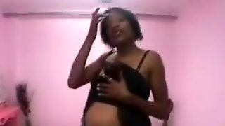 Pregnant Black Bitch Gets Deeply Fucked For Cash
