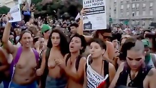 Topless Protest