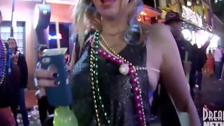 Gigantic Tit Blonde In Our Room At Mardi Gras