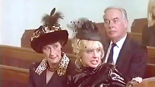 Barbara Durkin In A Sexy Black Dress (Hilarious funeral)