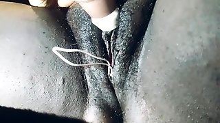 Ebony Contractions Orgasm