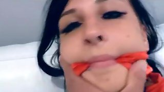 Bound teen gags and assfucked
