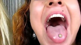 Gia Love & Whitney Morgan Show Off Their Mouths