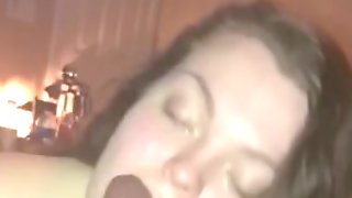 White girl sucking bbc