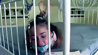 Teen gets tied and fucked