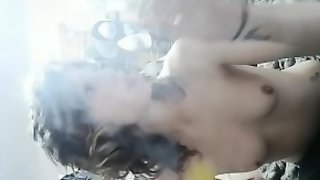 Sexy Smoker Sweet Bubbly Teen smoking girls eating fetish popsicle