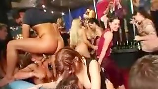 Bi Club Whores Having Public Sex Orgy