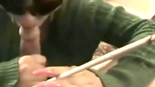 Wife smoking her 200s and sucking cock