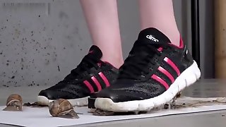 Snail crush sneakers