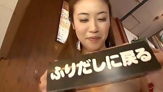 Japanese girls play games and loser get punishment