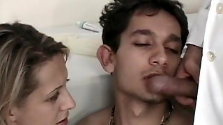 Bisexual Mmf, Bisexual Cum Eating, Cum In Mouth Swallow