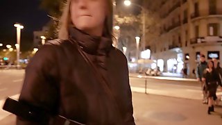 Naughty Night in Barcelona Public Flashing, BJ and POV Sex