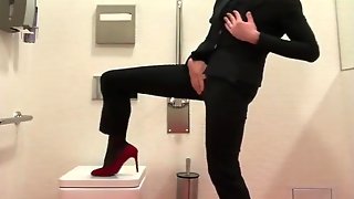 Legs And Heels, Public Toilet, Public Cum, Office Solo, Shemale And Girl