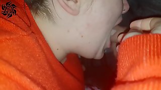 Pregnant wife face fucked in public until sick then anal sex caught dogging