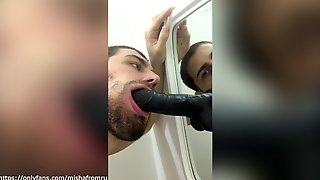 Gay gay Suck big Dildo. ONLYFANS.COM/MISHAFROMRU