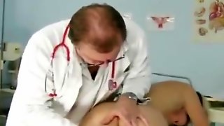 Misa, young teen in anal gyno exam