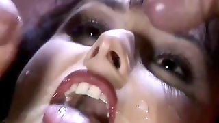 Fetish Bride getting mouthful cumshot - vintage retro