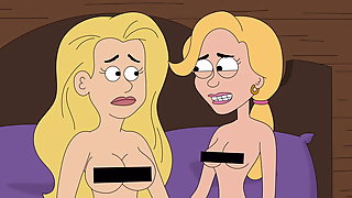 Brickleberry - Ethel Anderson And Amber Kissing