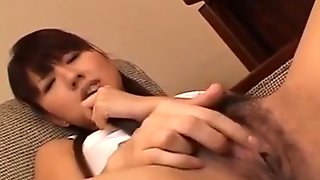 Misato Kuninaka Enjoys Pussy Toys Then Gives Headfucking