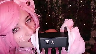 AftynRose ASMR - Sexy Kitty Licking